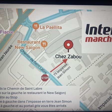 "Chambre" Chez Zabou Carpentras Exterior photo